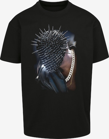 T-Shirt 'Thorned Mask' Mister Tee en noir : devant