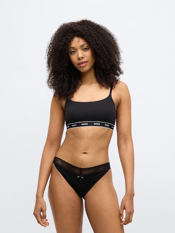 juoda HUGO Moteriškos kelnaitės