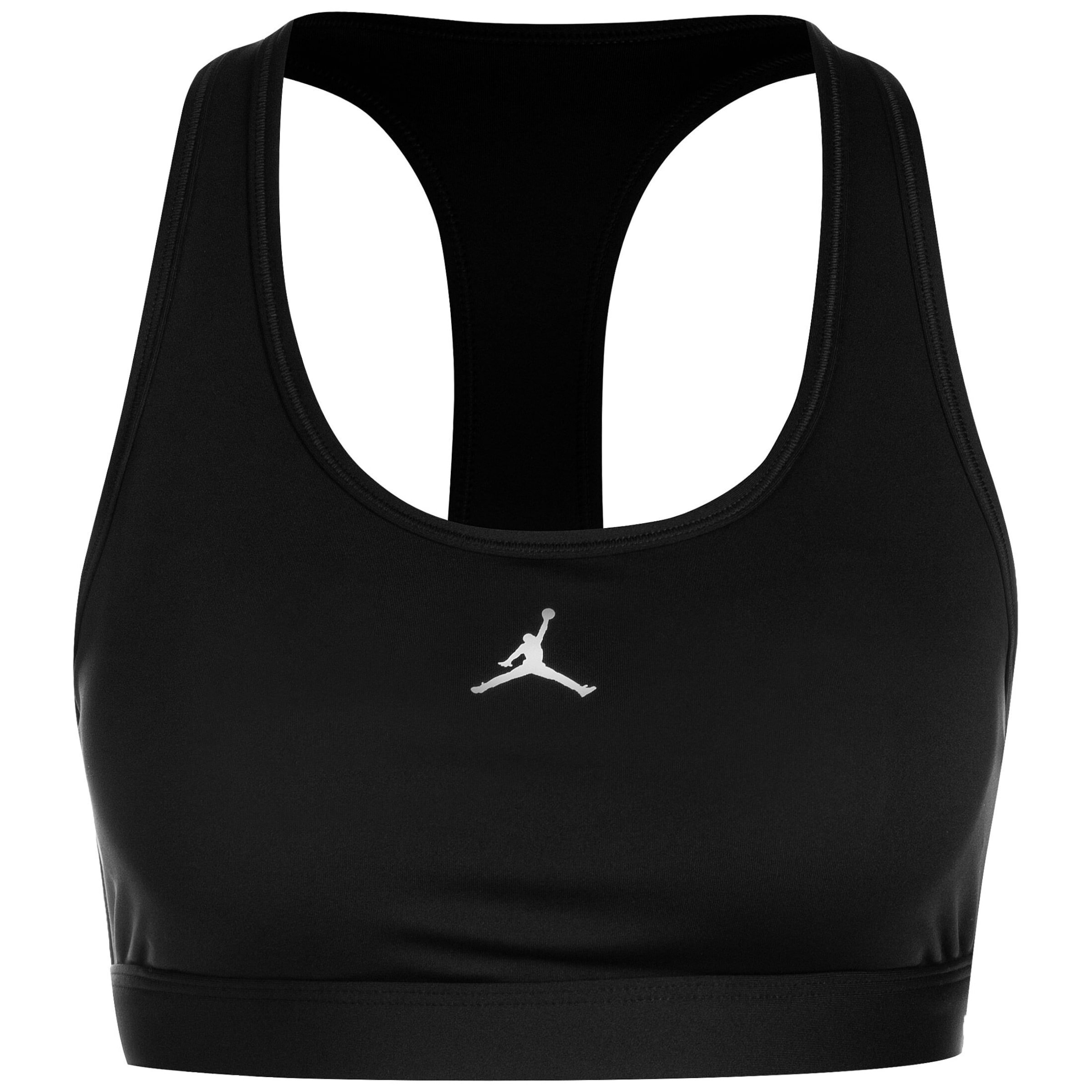 Bustieră Sutien sport de la NIKE pe negru: față