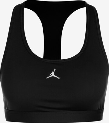 NIKE Bustier Sport-BH 'Jumpman' in Schwarz: predná strana