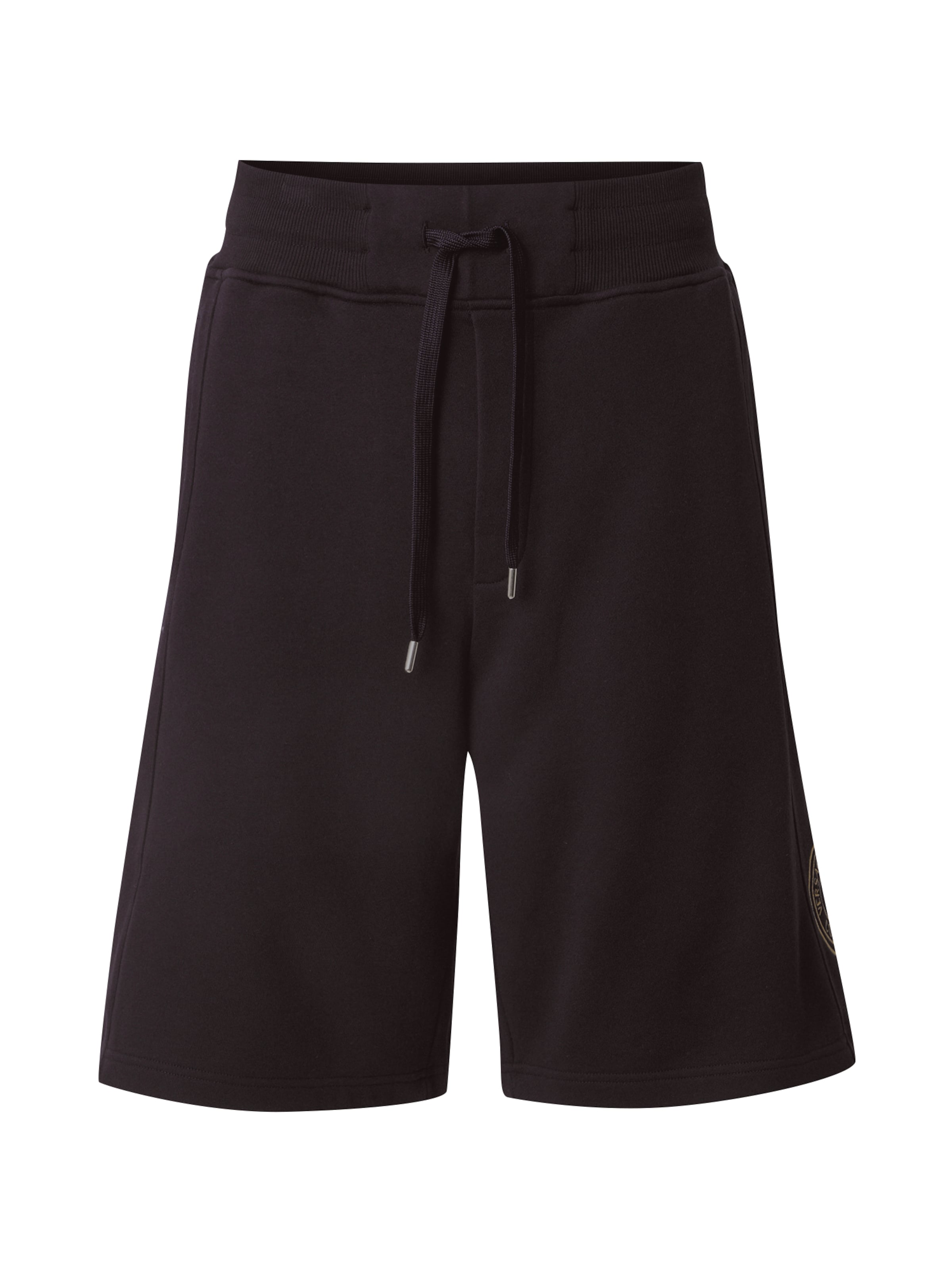 Versace Jeans Couture Szeroka nogawka Spodnie w kolorze czarny: przód