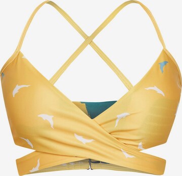 Boochen Triangel Bikinitop 'Arpoador' in Gelb