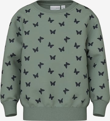 NAME IT Sweatshirt 'Davina' in Grün: Vorderseite