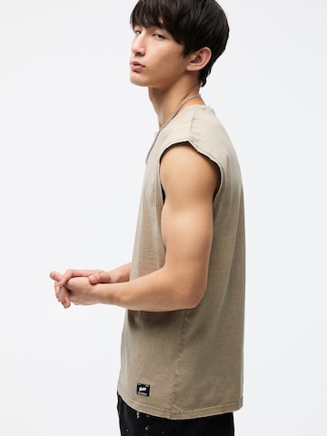 Pull&Bear Shirt in Beige