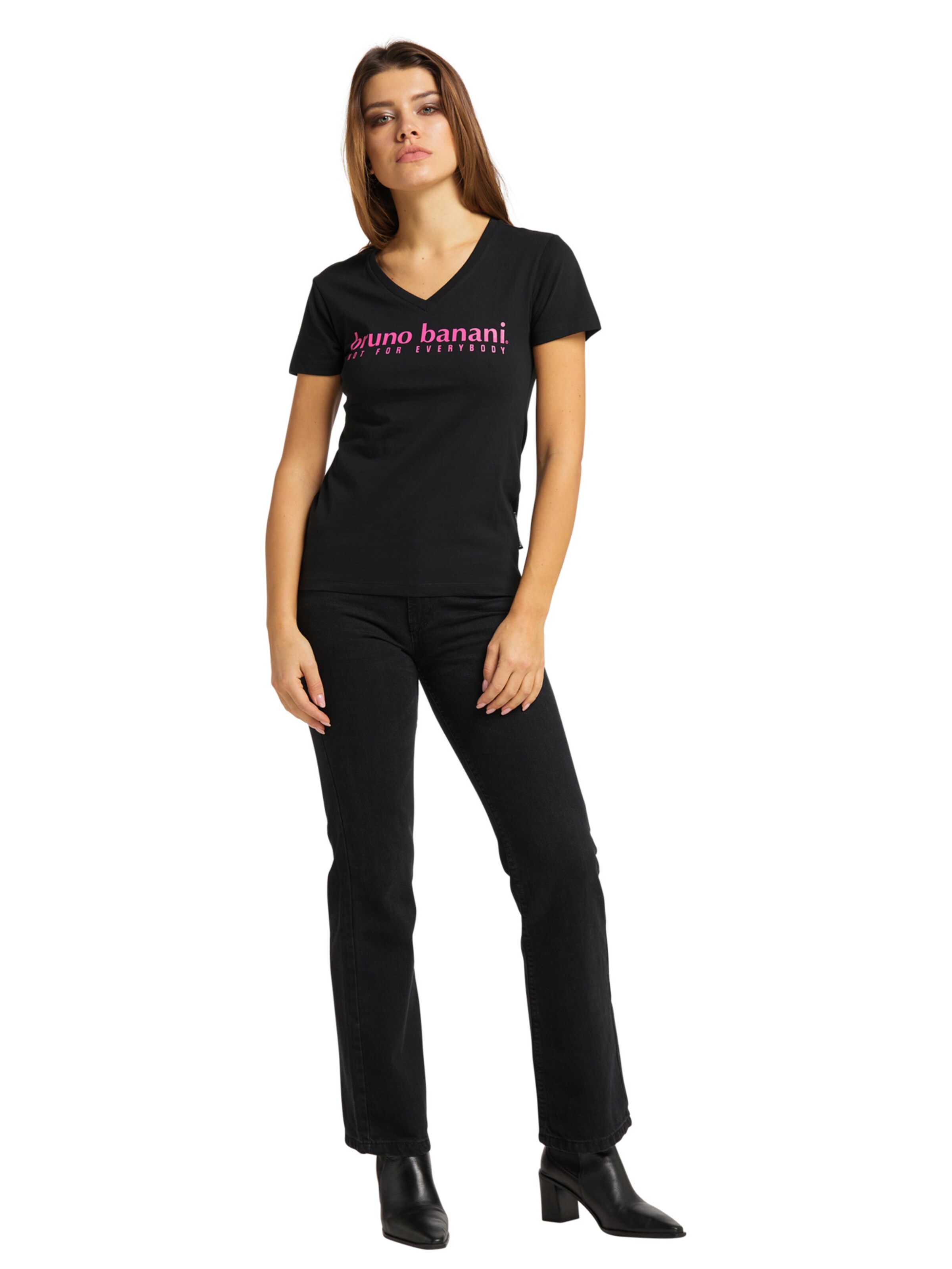 Bruno Banani T-Shirt 'AYALA' in Schwarz