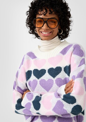 QS - Jersey en beige