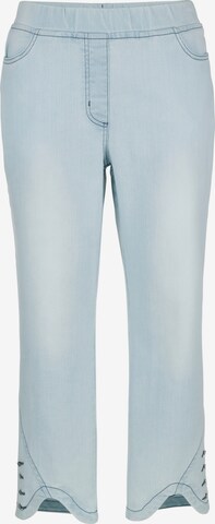 MIAMODA Slimfit Jeans in Blauw: voorkant