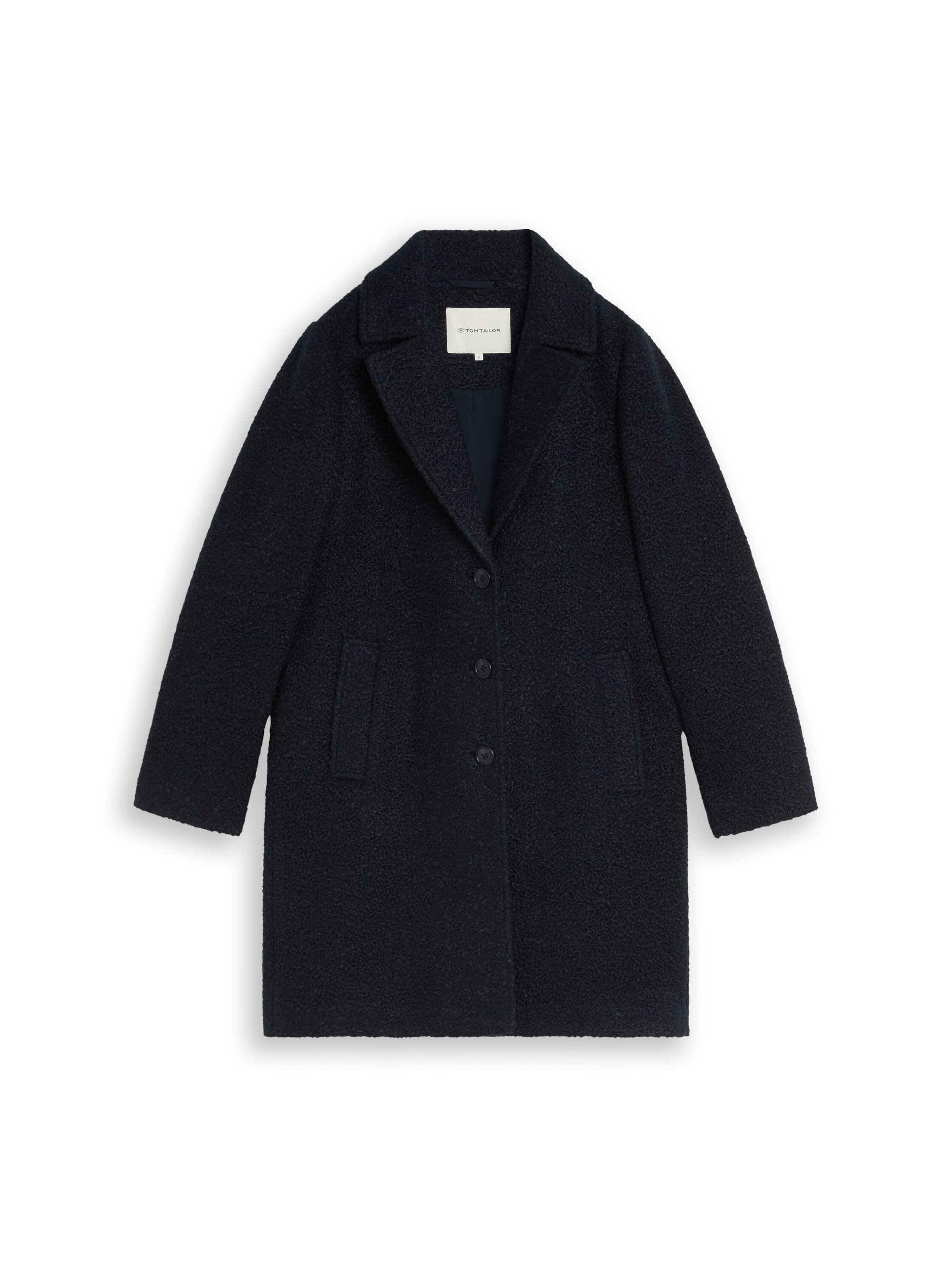TOM TAILOR Between-Seasons Coat in Blue: front