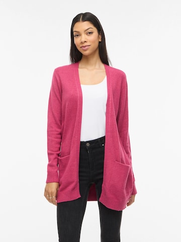 VILA Strickjacke 'VIRil' in Pink: Vorderseite