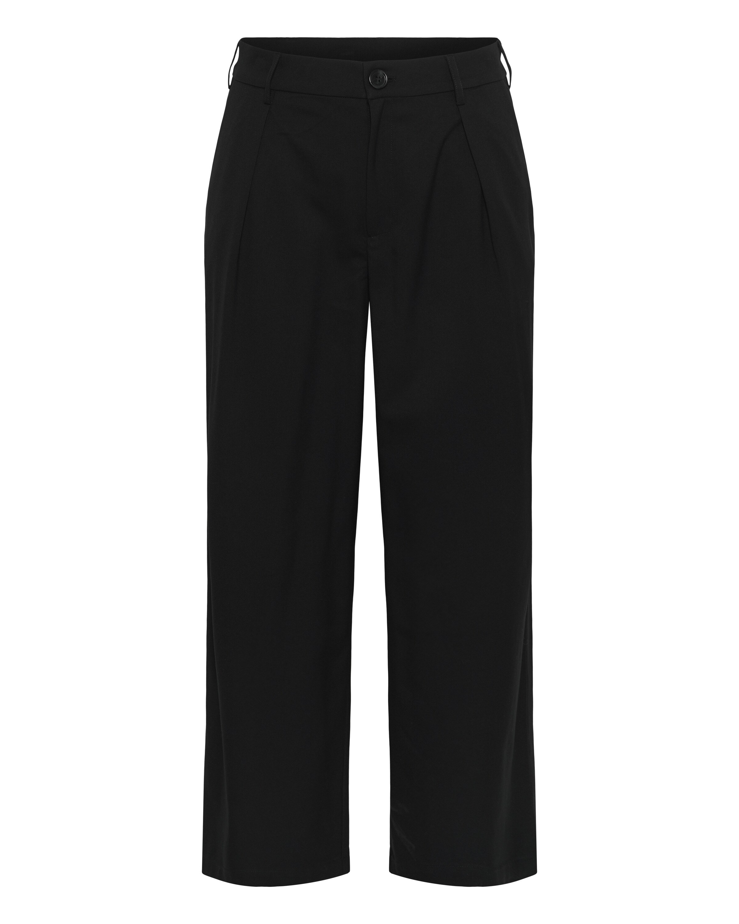 KAFFE CURVE Regular Hose 'KCvalerie' in Schwarz: Vorderseite