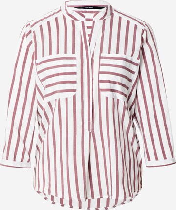VERO MODA Bluse 'Vmerika' in Weinrot ABOUT YOU