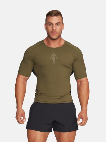 GOLD´S GYM APPAREL Shirt 'ROB' in Green: front