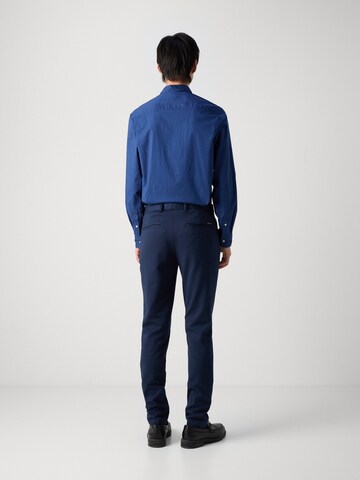 SCOTCH & SODA Slimfit Lærredsbukser 'Mott' i blå
