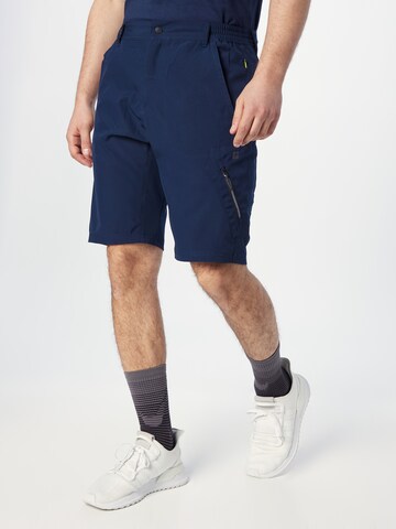 KILLTEC Normální Outdoorové kalhoty – modrá: přední strana
