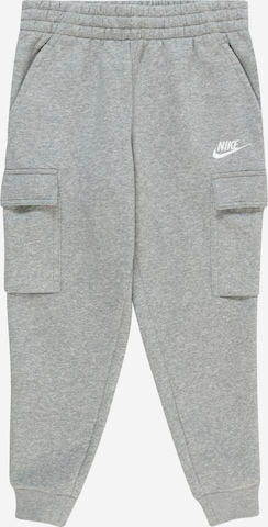 Nike Sportswear Tapered Pants in Grey: front