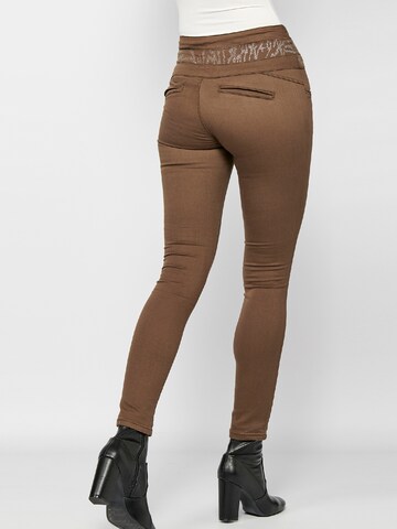 KOROSHI Skinny Jeans in Green