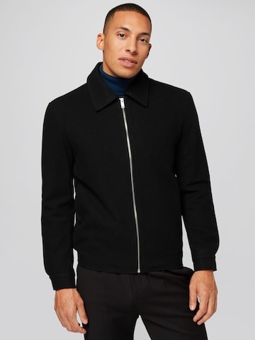 ABOUT YOU x Kevin Trapp Between-Season Jacket 'Dean' in Black: front