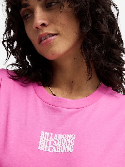 BILLABONG Μπλουζάκι 'In The Beyond' σε M σε ροζ / λευκό, Άποψη προϊόντος