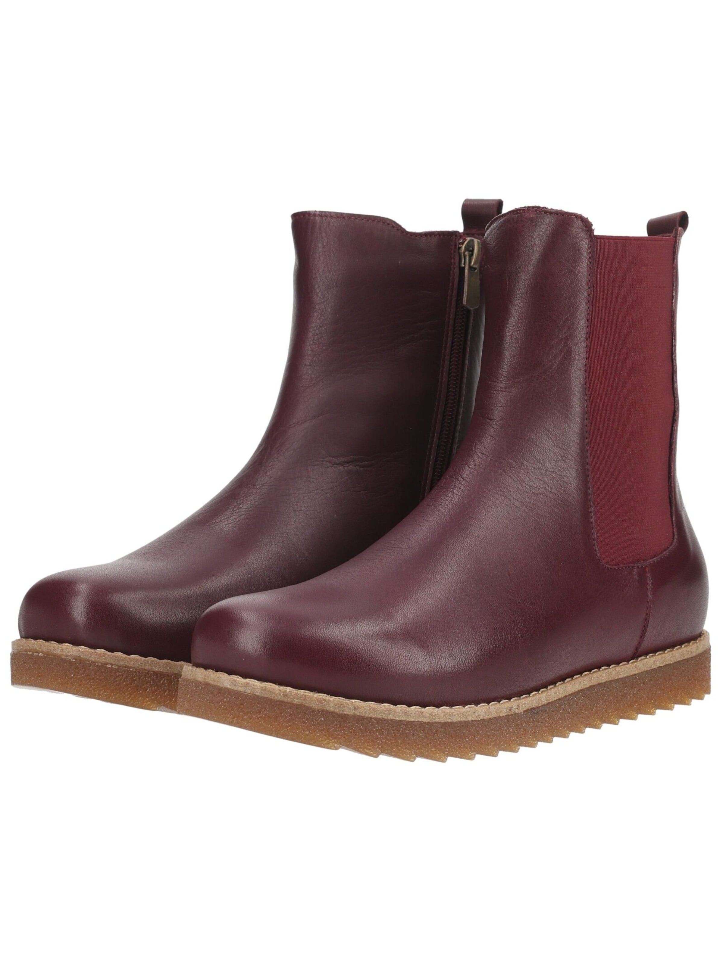 ANDREA CONTI Chelsea Boots in Red