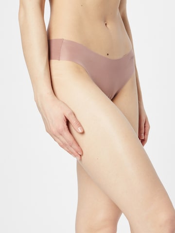 SLOGGI Thong 'ZERO Microfibre 2.0 H' in Brown: front