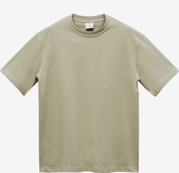 MANGO MAN Shirt in Groen: voorkant