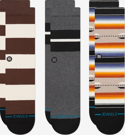 Stance Čarape 'Were Young' u bež / smeđa / tamo siva / narančasta, Pregled proizvoda