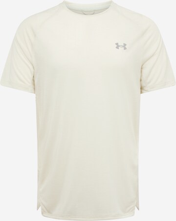 Maglia funzionale di UNDER ARMOUR in beige: frontale