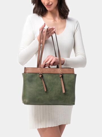 Herling Handtasche 'Spinoza' in Grün