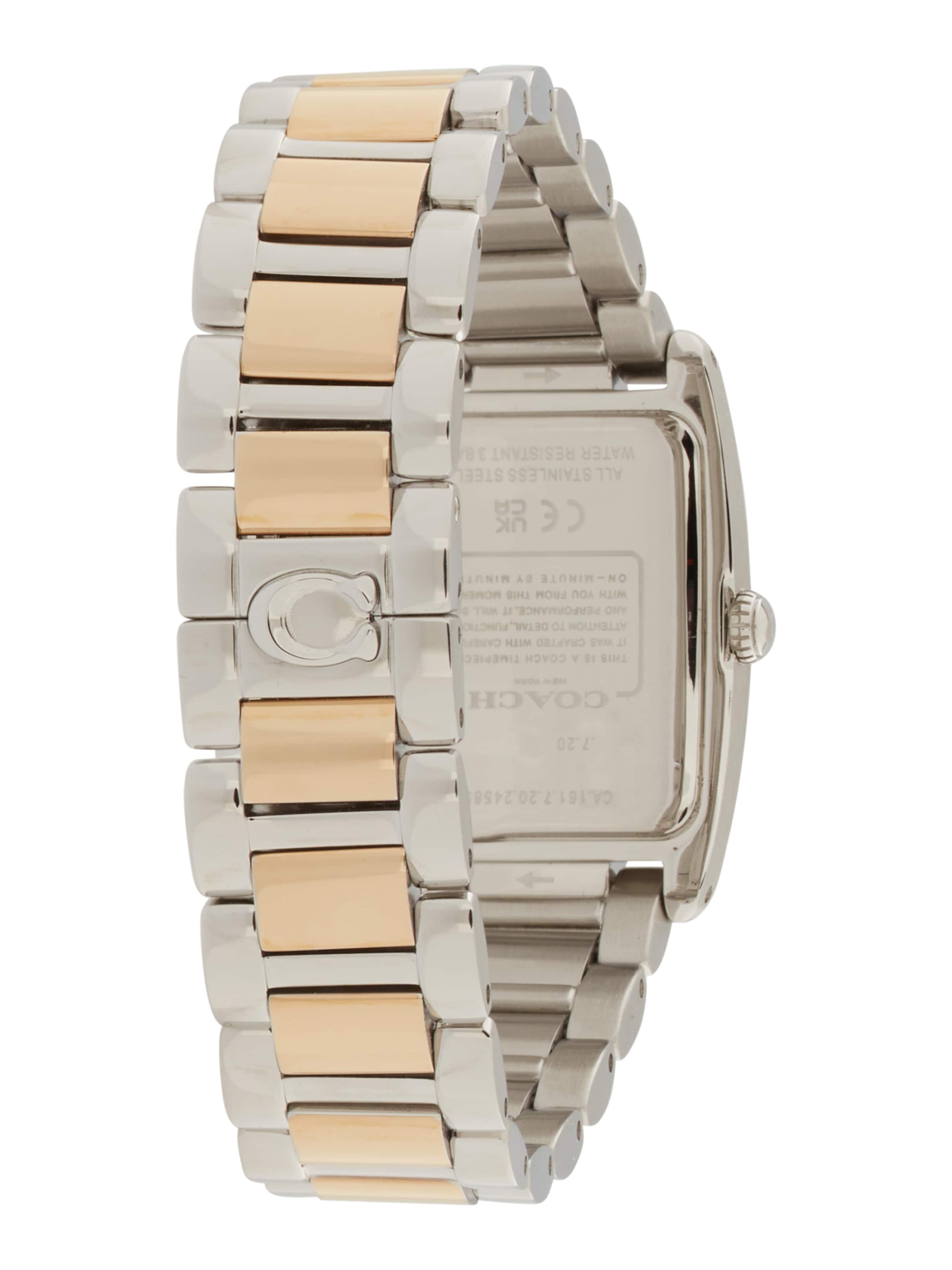 COACH Аналоговые часы 'Reese' в Серебристый