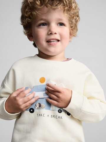 MANGO KIDS Sweatshirt 'BREAK' in Beige