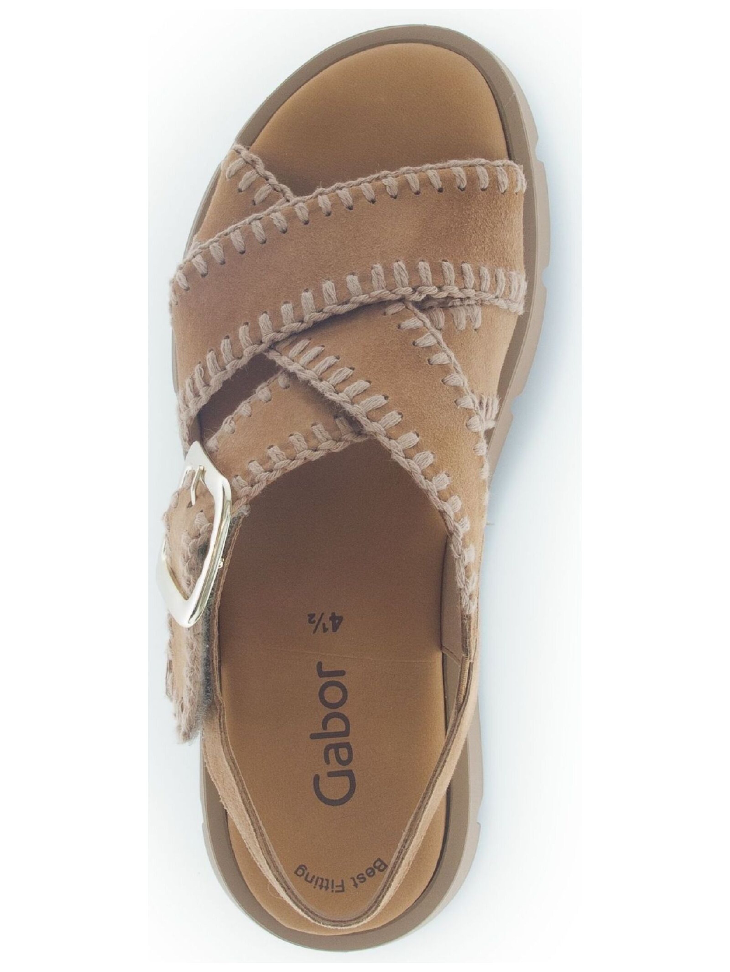 GABOR Pántos szandál - barna