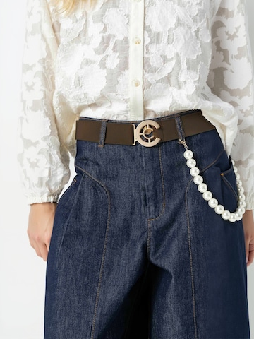 Ceinture ' Logo ' Coster Copenhagen en marron : devant