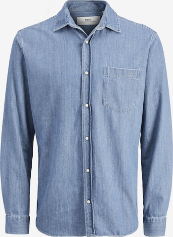 R.D.D. ROYAL DENIM DIVISION - Ajuste confortable Camisa 'RDDLESNER' en azul: frente