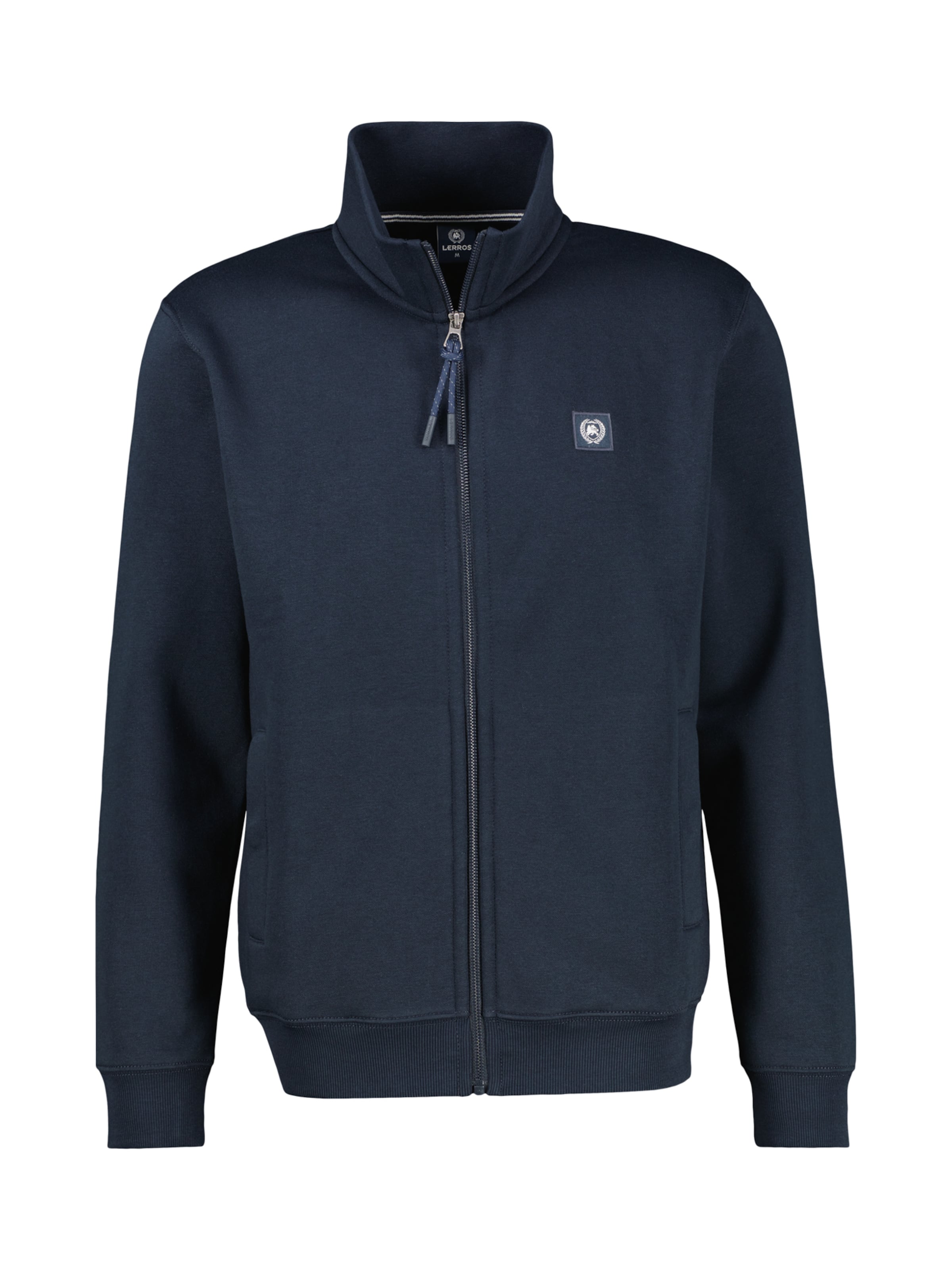 LERROS Sweatvest in Zwart: voorkant