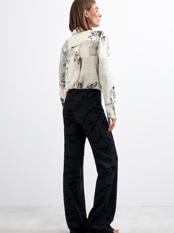 Desigual Расклешенный Штаны в Черный
