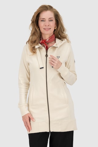 Alife and Kickin Sweatjacke 'JasinaAK' in Beige: Vorderseite