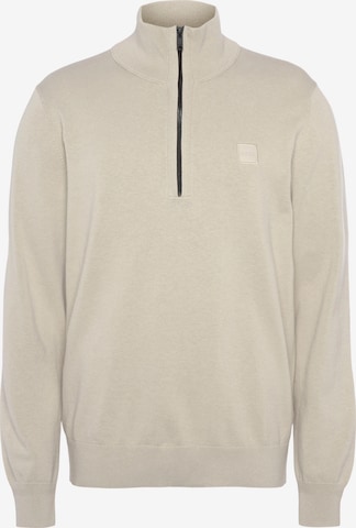 BOSS Pullover 'Kanobix' in Beige: predná strana