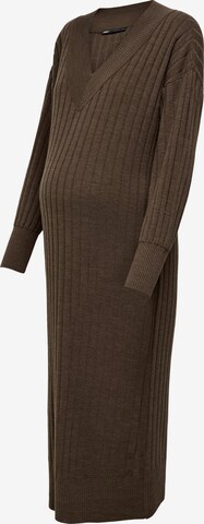 Only Maternity Knit dress in Brown