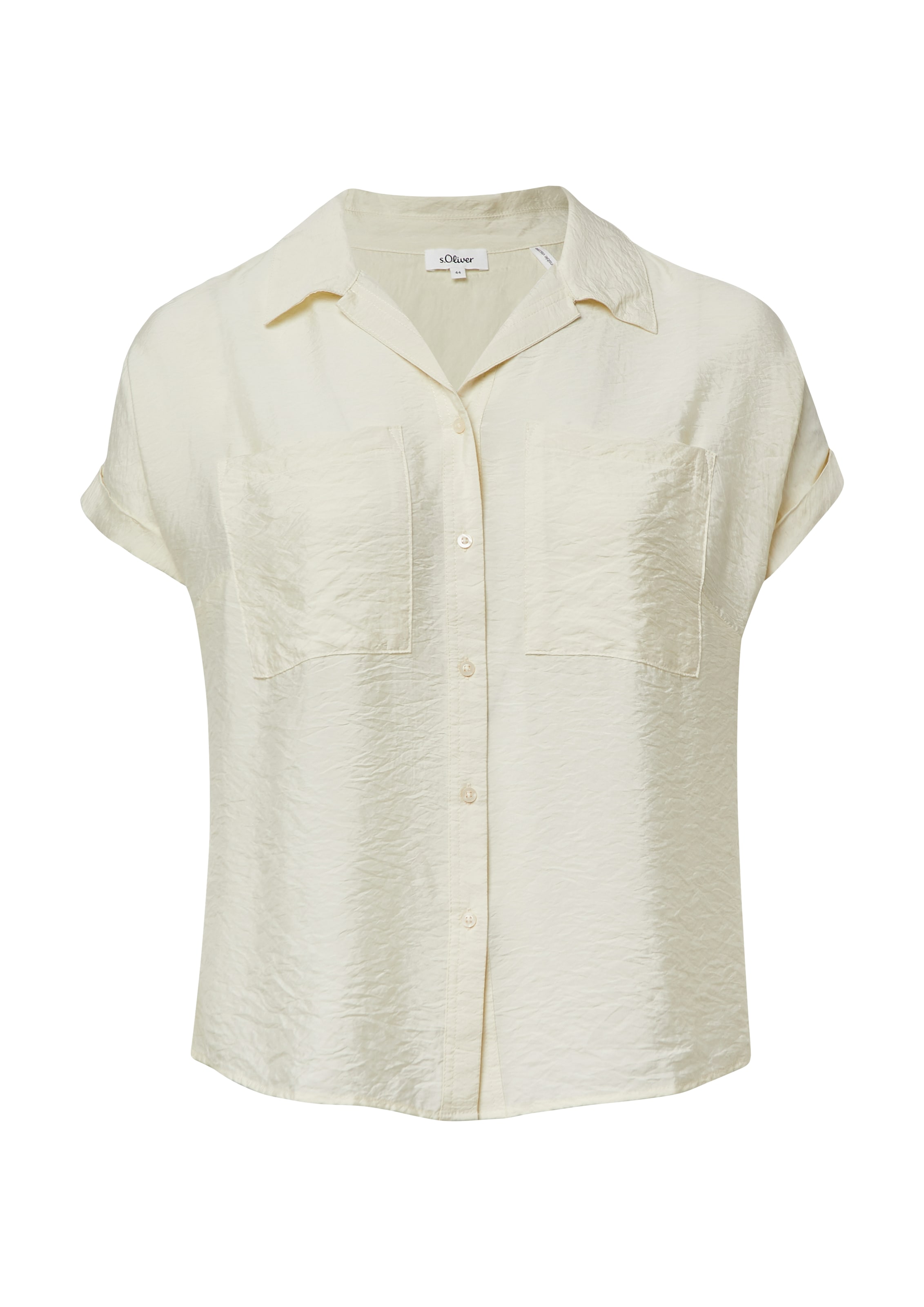 s.Oliver Blouse in Beige: voorkant