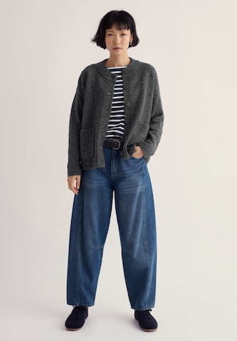 Cardigan 'Harbour Sands' Seasalt Cornwall en gris