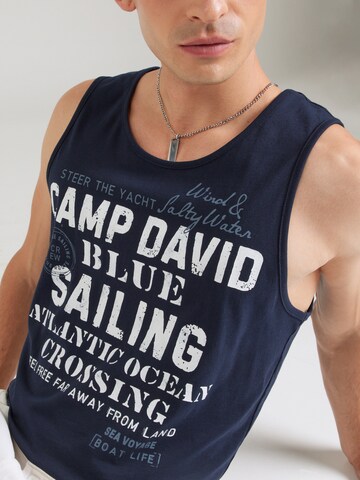 Maglietta di CAMP DAVID in blu