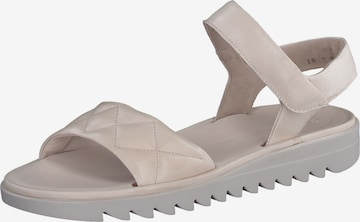 Paul Green Sandals in Beige: front