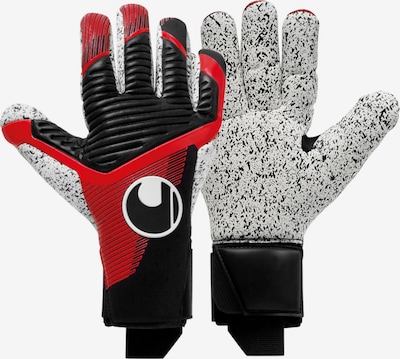 UHLSPORT Sporthandschuhe in rot / schwarz / weiß, Produktansicht