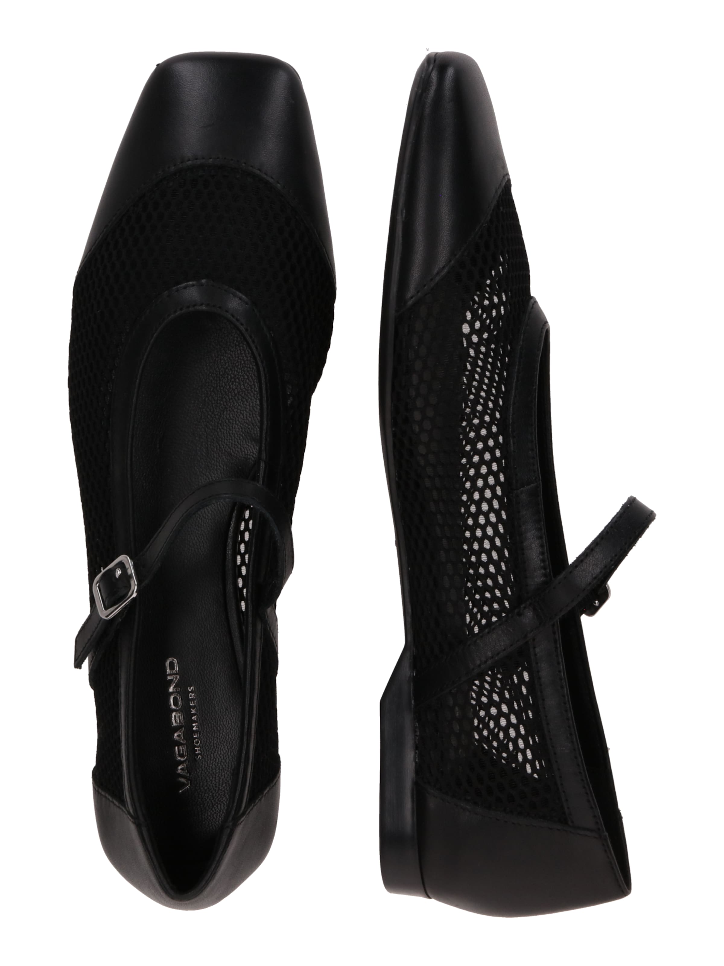 VAGABOND SHOEMAKERSOtvorene balerinke 'DELIA' - crna boja