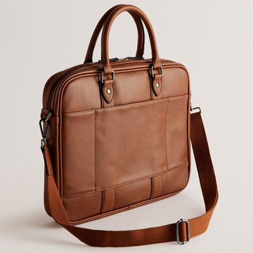Porte-documents 'House Check' Ted Baker en marron