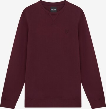 Lyle & Scott Sweatshirt i röd: framsida