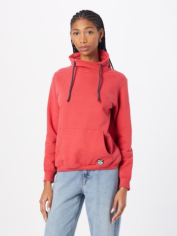 Sweat-shirt 'Tabea' Lake View en rouge : devant