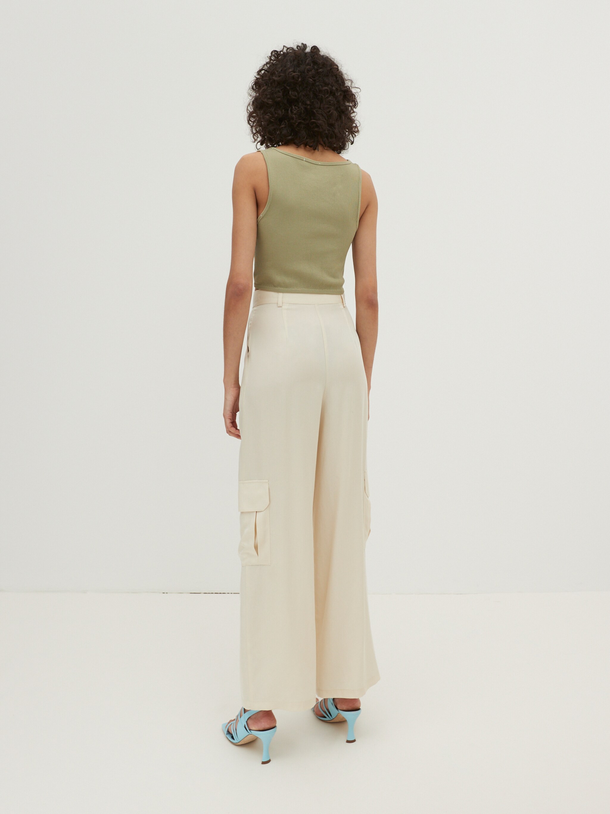 EDITED Produkter Cargobukser 'Briana' beige