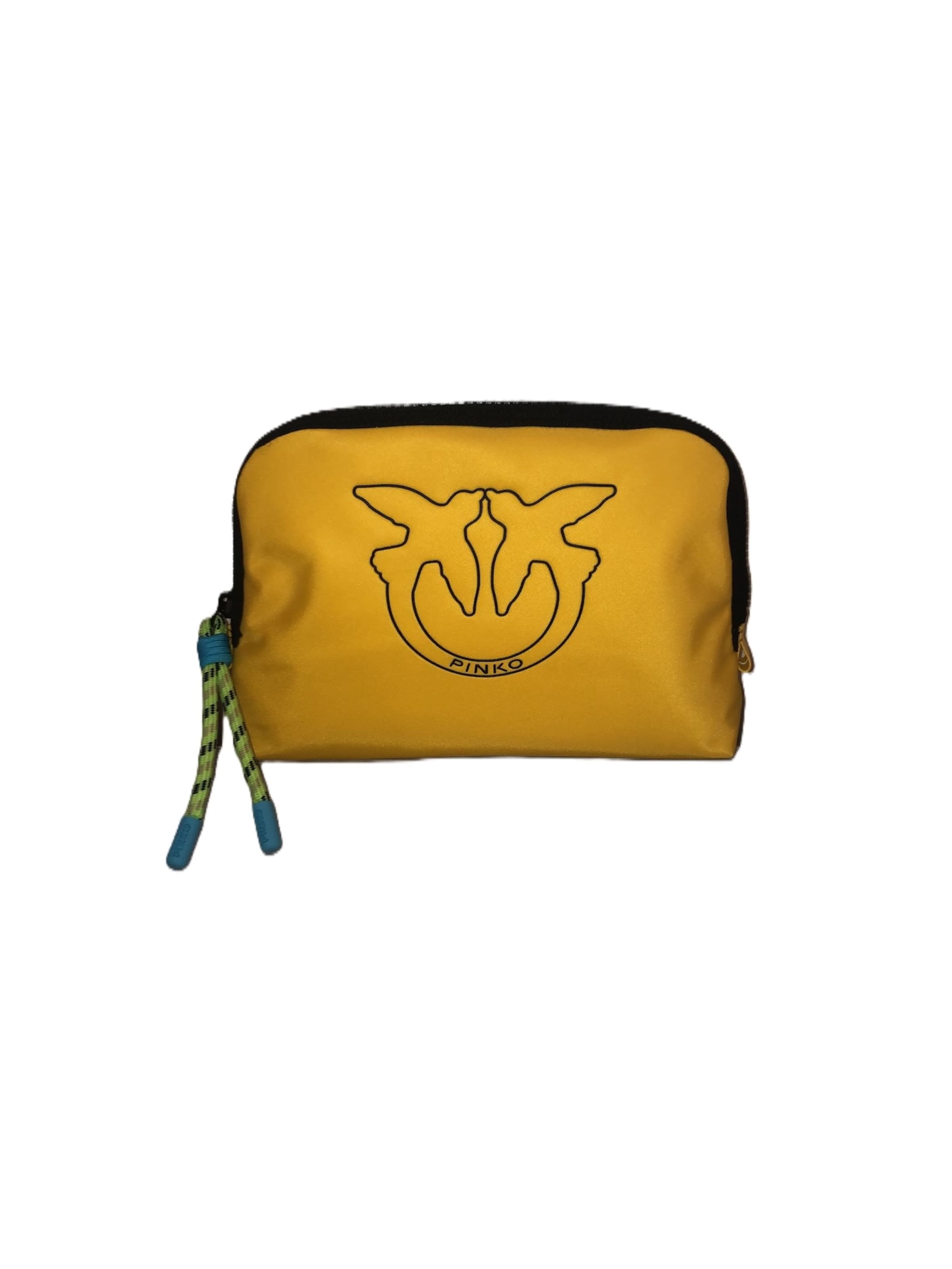 Beauty case '104871 A29U' di PINKO in giallo: frontale