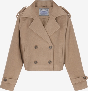 DreiMaster Vintage Tussenjas in Bruin: voorkant